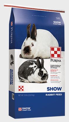 Purina Mills Show Rabbit Feed 50#*EXTRA SHIPPING*